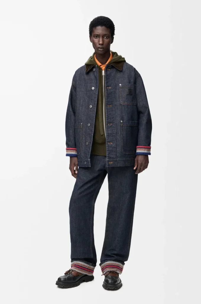 Veste en denim Raw Denim/Bleu Veste en denim Raw Denim/Bleu