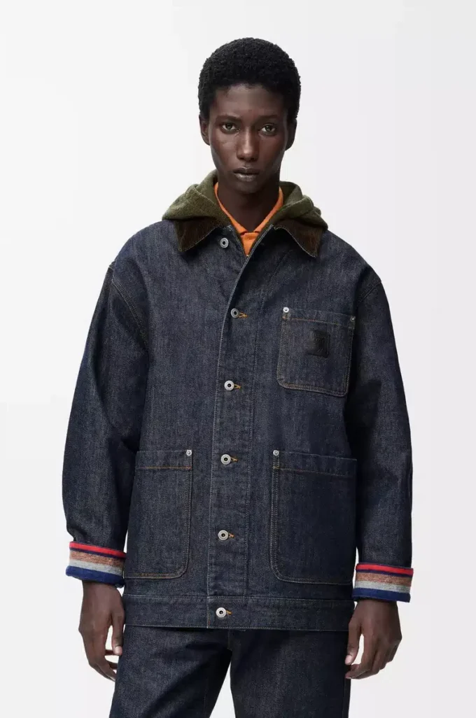 Veste en denim Raw Denim/Bleu Veste en denim Raw Denim/Bleu