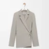 Veste en laine Beige clair chiné