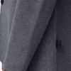 Veste en laine gris chiné