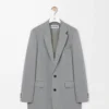 Veste en laine grise