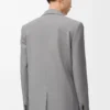 Veste en laine grise