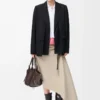 Veste en laine Noir